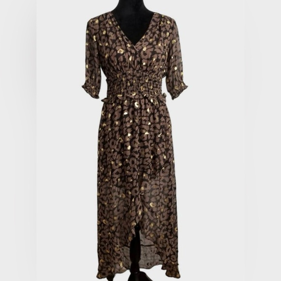 Express Animal Print Metallic Dress NWT - Picture 9 of 9